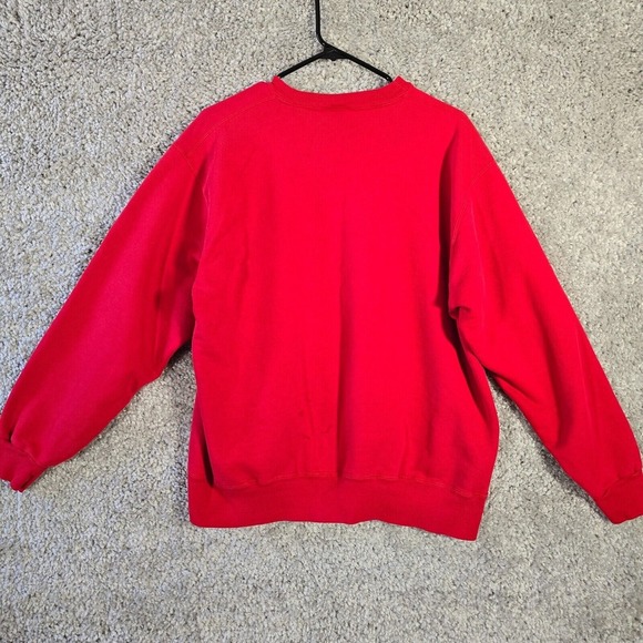 Champion Women Pullover Sweatshirt Size XL Red Vintage Casual Cozy USA Made READ - Picture 6 of 12